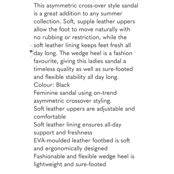 Ecco Felicia Leather Sandals Size 37 - Picture 8 of 8